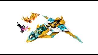 LEGO NINJAGO 71770 Zane's Golden Dragon Jet - Speed Build