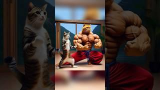 Cats practice Tai Chi #cat #kucing #cute #kucinglucu #catlover #kitten #cats #funny #shorts