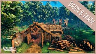 Valheim Build - Barn & Farm