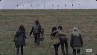 THE WALKING DEAD 9x15 PIKE MAJOR DEATH SCENE