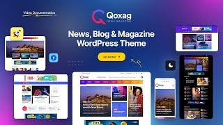 How To Create News, Magazine & Blog Website | Qoxag Theme