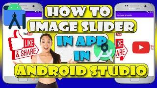 How to #Create #Image Slider in #App in Android Studio| #Use Image #Slider| #Android Studio Tutorial