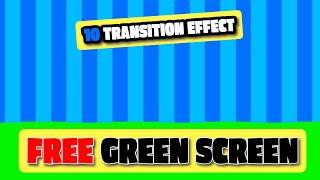  Free Green Screen 🟢 Chroma key 🟦 Blue stripes transition Effect  NO COPYRIGHT ©️ 2024