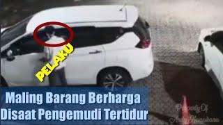 Lelah Mengemudi,Pengendara Mobil Ini Menjadi Korban Pencurian