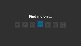 Create Social Media Buttons Using HTML & CSS