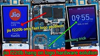 jio f220b fast logo problem | jio f220b hang on logo hardware solution | jio f220 stuck on logo