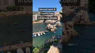 How much does a Dubrovnik trip cost? | Travel Expenses