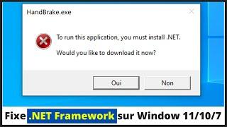 to run this application you must instal .NET would you like to downoald now ?