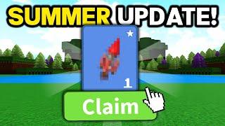 SUMMER UPDATE FREE ITEMS!! | Build a boat for Treasure ROBLOX