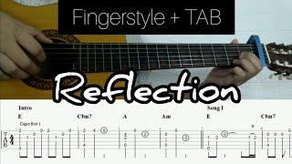 Mulan - Reflection | Fingerstyle Guitar (TABLATURE + CHORD)