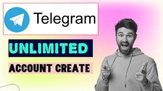 How to create Telegram account without phone number | Unlimited Telegram account create