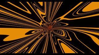 Hypnotic Golden Tunnel Abstract Background Video VJ Loop Lines Pattern 4k Screensaver