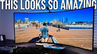 GTA 5 is INCREDIBLE on a 45" LG UltraWide OLED | LG45GS96QB RTX HDR Gameplay