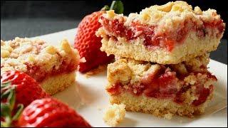 Strawberry Crumb Bars - Crumb Bars Recipe