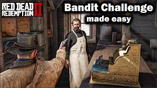 Bandit Challenge made easy in Red Dead Redemption 2 - Bounty, Robberies, fences - RDR2