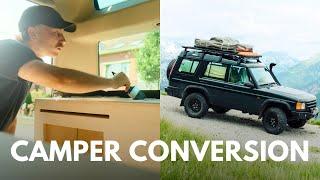 Ep 1: Converted my Land Rover Discovery into a Compact Camper  | My Balkan Roadtrip