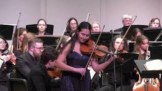 Sibelius Violin Concerto Op. 47, mvt.I, Indre Raghavan, violin