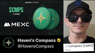 $CMPS - HAVENS COMPASS TOKEN CRYPTO COIN HOW TO BUY CMPS SKALE BLOCKCHAIN MEXC GLOBAL GAME FPS NFTS