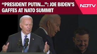 Biden NATO Gaffe | US President Joe Biden Confuses President Zelensky With Vladimir Putin