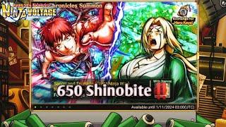 NXB NV : LUCKY SUMMON‼️RIVAL CHRONICLES SUMMON SHOWCASE [ SASORI & TSUNADE WAR ] 650 SHINOBITE‼️