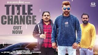 Amit Dhull - Title Change | Sumit Seedpuriya | Latest Haryanvi Songs 2024 | De Villagers Music