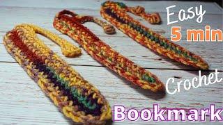 Beginner's Guide: Learn How to Crochet Bookmarks in Minutes | Crochet a Bookmark in  5 Minutes!