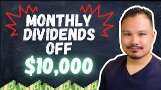 How Much $10,000 Gets You In Monthly Dividends: QYLD, JEPQ, SPYI, DIVO