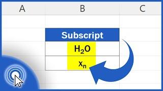 How to Add Subscript in Excel (the Simplest Way)