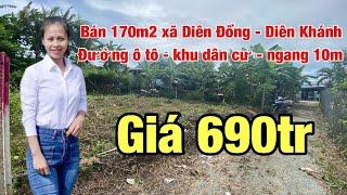 Bán Đất Xã Diên Đồng huyện Diên Khánh| Giá 690tr | Kim Huyền Land 0901186179