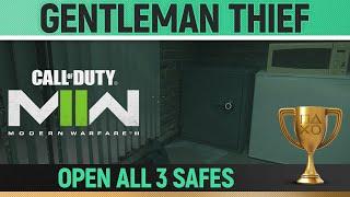 Call of Duty: Modern Warfare II - Gentleman Thief  Trophy Guide (All 3 Safes Locations)