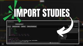 How to Import a Study or Script into ThinkorSwim