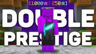 DOUBLE RAINBOW PRESTIGE? [Solo Bedwars Commentary]