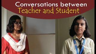 Conversation between Teacher and Student | Conversation in the classroom | Adrija Biswas