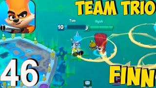 Zooba: Zoo Battle Arena - Gameplay Walkthrough Part 46 - FINN lvl 10 TEAM TRIO(iOS, Android)