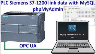 PLC S7-1200 connect with MySQL database