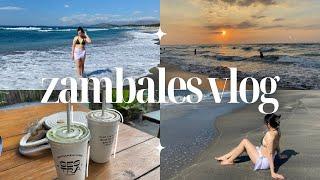 Liwliwa Zambales beach trip  sunset & cute cafes ️˚ ༘ ⋆｡˚ 