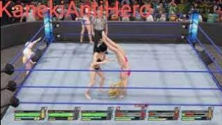 WWE 2K22 Team Fairy Tail VS Team Bleach Bikini Ironwoman