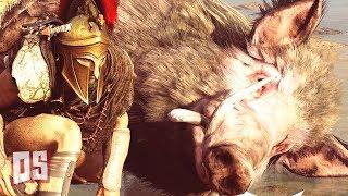 Assassin's Creed® Odyssey - Legendary Kalydonian Boar - ITS PUMBA! * FARTING BOAR! *