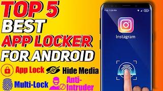 Top 5 Best App Lock App For Android 2021 || Best App Locker For Android 2021