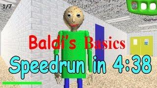 Baldi's Basics Any% Speedrun in 4:38.2