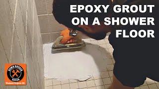 How to Use Epoxy Grout on a Tiled Shower Floor