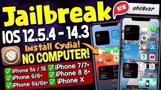 New! How to Jailbreak iOS 12.5.4 - 14.3 iPhone & iPad NO Computer Needed! | Uncover Jailbreak