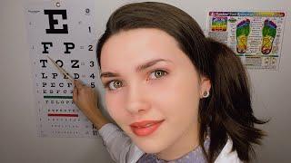 ASMR Relaxing Eye Clinic | Personal Examination - Typing, Writing, Visual Triggers, Follow the Light