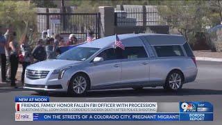 Motorcade for former FBI agent Julio Cordero