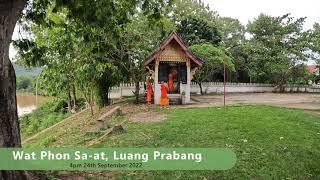 Luang Prabang Wat Phon Sa at Drumming