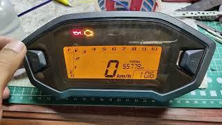 Honda CB500F Instrument cluster / Speedometer / Meter  - Power up