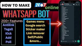 How to make WHATSAPP bot 2023  || FREE HOSTING || Whatsapp bot