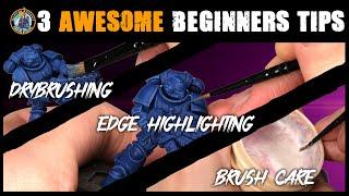 3 Essential Beginners Techniques & Tips to paint your Warhammer | Duncan Rhodes