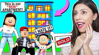 MOVING INTO OUR NEW APARTMENT! *MY KIDS HATE IT!* - Roblox (Apartment Update)