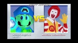 M.U.G.E.N:  Shyrx and SMG4 Vs Ronald McDonald